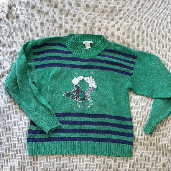 Vintage Bianca Nygard | Women’s Vintage Bianca Nygard Cotton Crew Embroidered - Picture 9 of 9